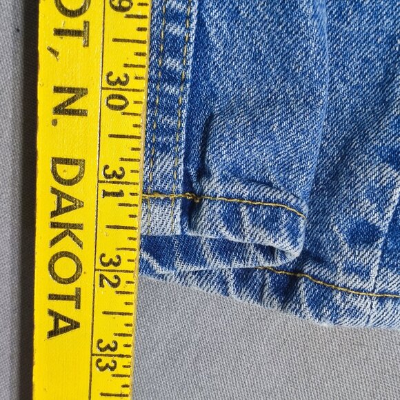 H&M 90's Baggy Jeans women's sz 12 medium washed denim blue recycled collection - Picture 12 of 14